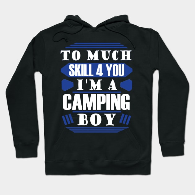 Camping Boy Scout Campfire Tent Camp Tents Hoodie by FindYourFavouriteDesign